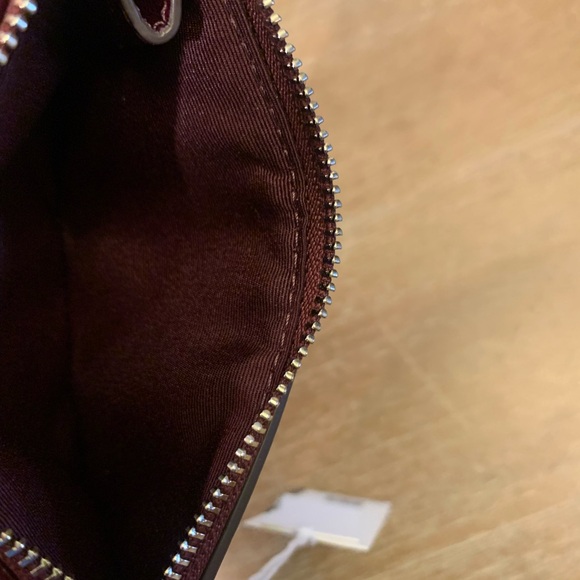 Tory Burch Dark Carmine Card Holder - Picture 5 of 7